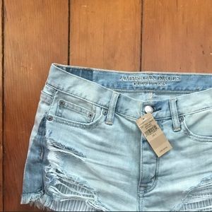 American eagle hi rise shorties